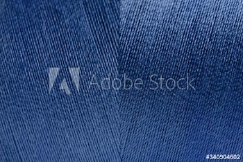 Blue rolled yarn texture background