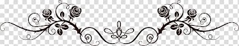 Blue rose , decorative line transparent background PNG clipart