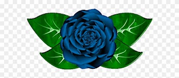 Blue Rose Flower Clipart - Garden Roses