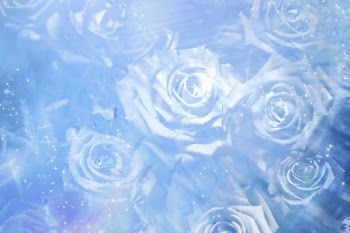 Blue roses background, sparkly floral | Free Photo - rawpixel