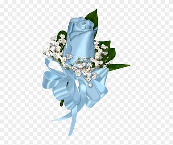 Blue Roses - Light Blue Rose Clip Art