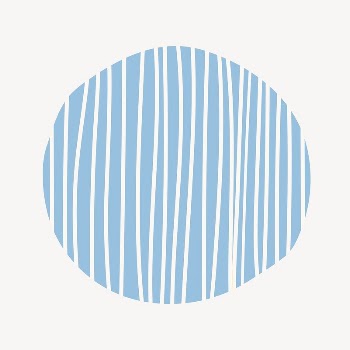 Blue round shape collage element, | Free Vector - rawpixel
