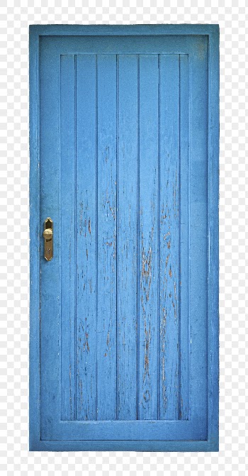Blue rustic door  png | Free PNG - rawpixel