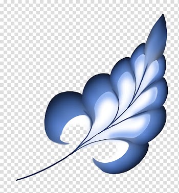 Blue Scrapbooking Christmas , Hand-painted blue feather transparent background PNG clipart