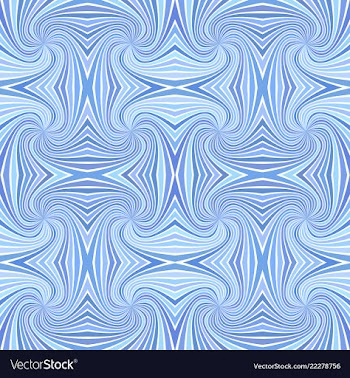Blue seamless abstract psychedelic spiral stripe vector image