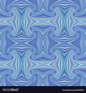 Blue seamless abstract psychedelic spiral stripe vector image