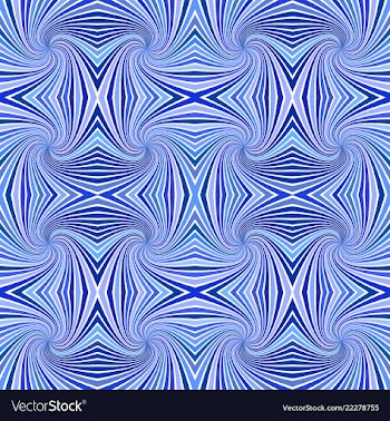 Blue seamless abstract psychedelic swirl stripe vector image
