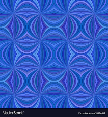 Blue seamless abstract psychedelic swirling ray vector image