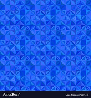 Blue seamless abstract striped shape pattern vector image