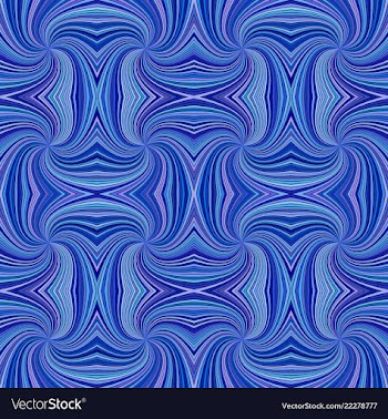 Blue seamless hypnotic abstract spiral ray burst vector image