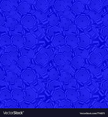 Blue seamless polygon pattern background vector image