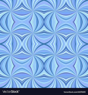Blue seamless psychedelic abstract swirl stripe vector image