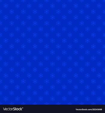 Blue seamless stylized snowflake pattern vector image