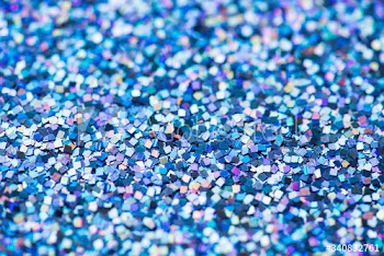 Blue sequin glitter textured background abstract