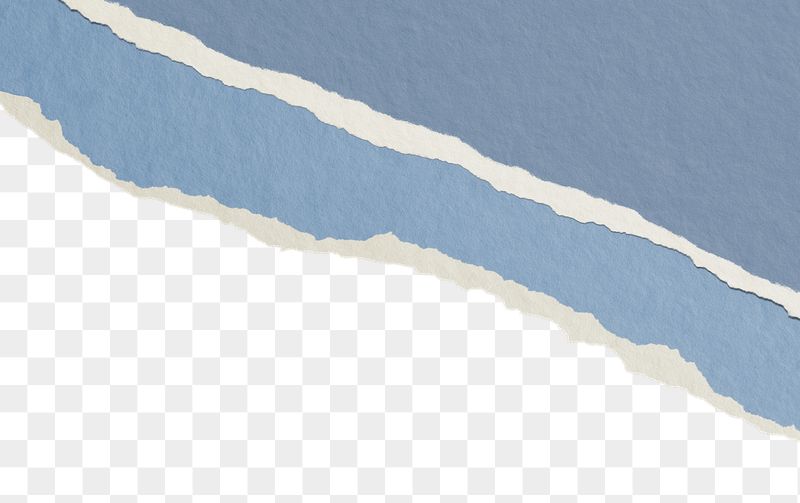 Blue shades png border, torn | Free PNG - rawpixel
