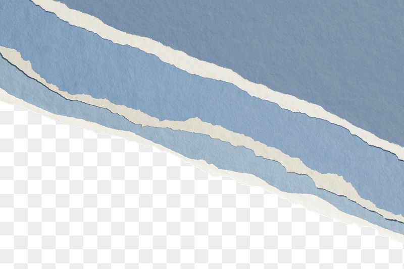 Blue shades png border, torn | Free PNG - rawpixel