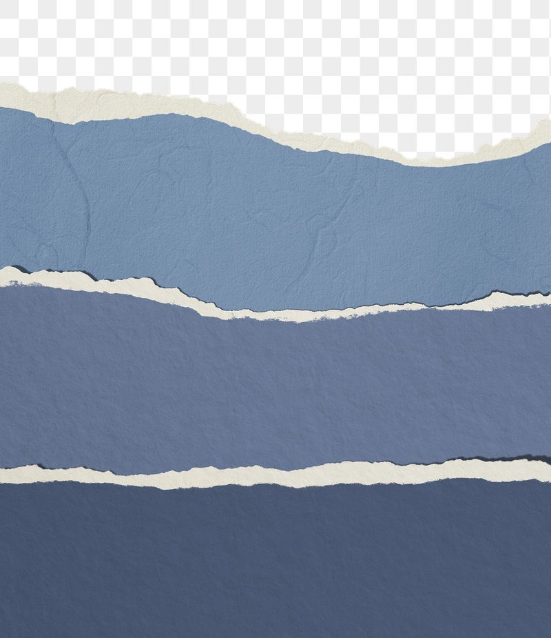 Blue shades png border, torn | Free PNG - rawpixel