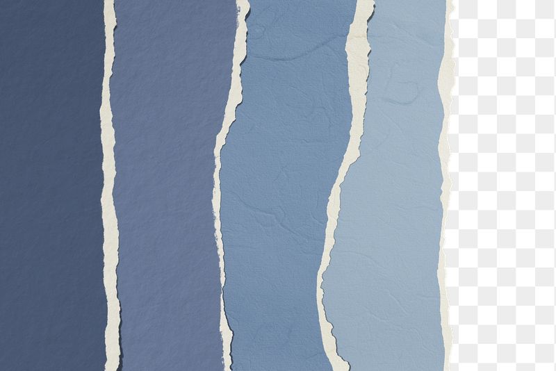 Blue shades png border, torn | Free PNG - rawpixel