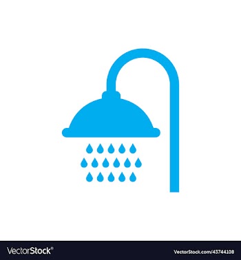 blue shower icon
