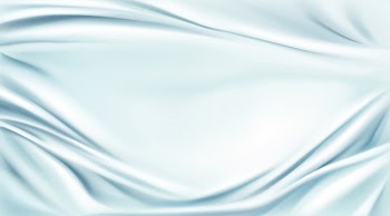 Blue silk draped fabric background, textile frame Free Vector