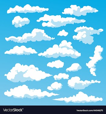 blue sky and white clouds