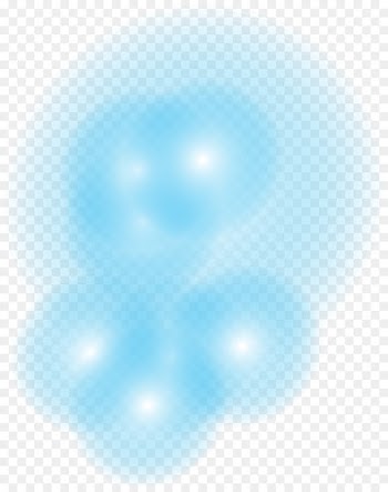 Blue Sky Circle Pattern - Blue glow effect element 