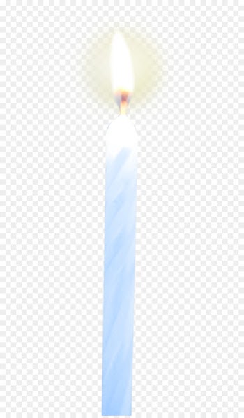 Blue Sky Daytime Shoulder - White candle candlelight 