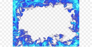 Blue Sky Pattern - Blue flame 
