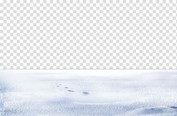 Blue Sky Pattern, Footprints minimalist decor with white snow transparent background PNG clipart