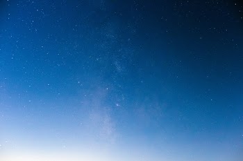 Blue Sky With Stars