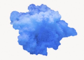 Blue smoke, aesthetic isolated image | Free Photo - rawpixel