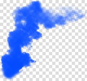 Blue smoke transparent background PNG clipart