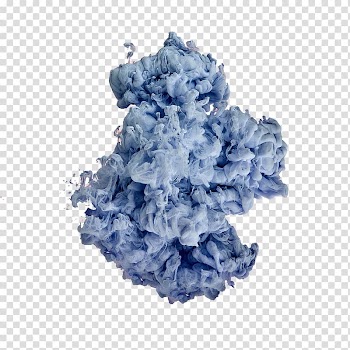 Blue smoke transparent background PNG clipart