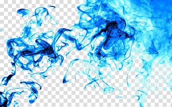 Blue smoke transparent background PNG clipart