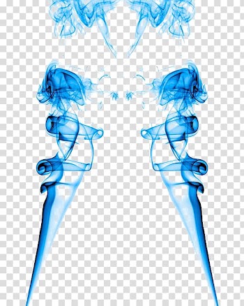 Blue smoke transparent background PNG clipart