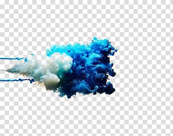Blue smoke transparent background PNG clipart