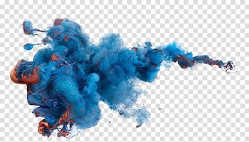 Blue smoke transparent background PNG clipart