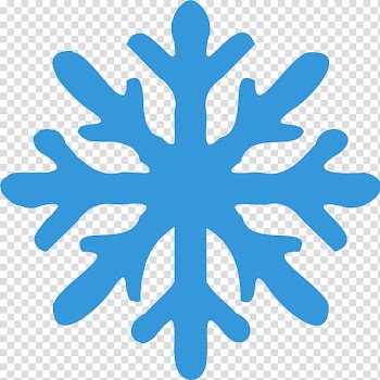 Blue snow flake , leaf symmetry tree line, Snow flake transparent background PNG clipart