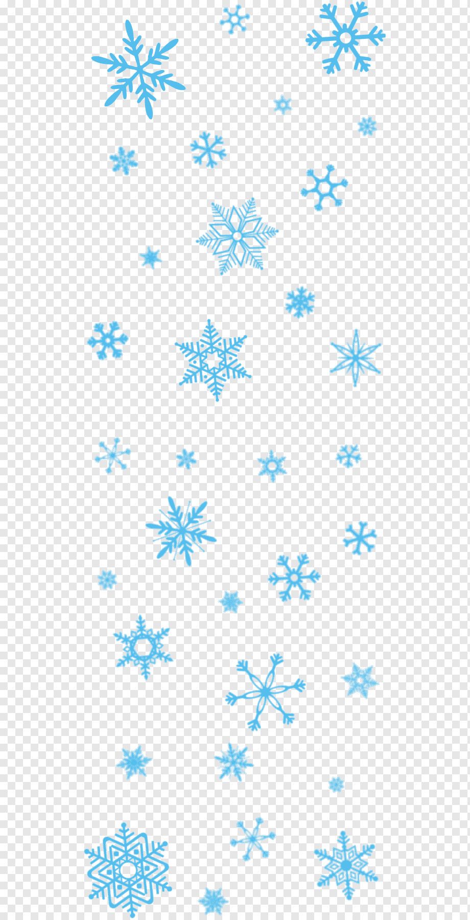 blue snowflakes illustration, Snowflake, Frozen Snowflake, border, blue, angle png