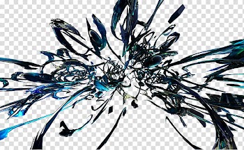 Blue Space Abstract transparent background PNG clipart