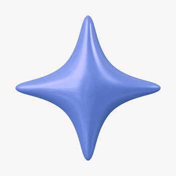 Blue sparkle, 3D rendering design | Free Photo - rawpixel