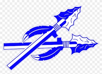 Blue Spear Crossing Free Images At Clker Com Vector - 17" Florida State Seminoles Metal Wall Art