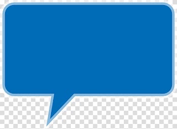 Blue speech balloon, Speech balloon , Square Speech Bubble transparent background PNG clipart