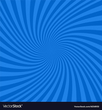 Blue spiral background vector image