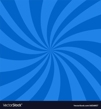 Blue spiral background vector image