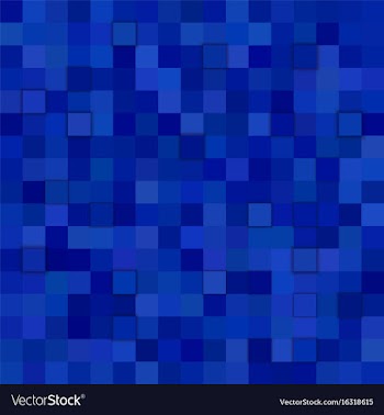 Blue square mosaic pattern background vector image