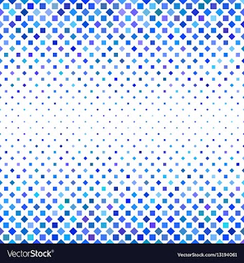 Blue square pattern background design vector image