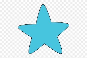Blue Star Clipart Blue Rounded Star Clip Art Blue Rounded - Star Clip Art Blue