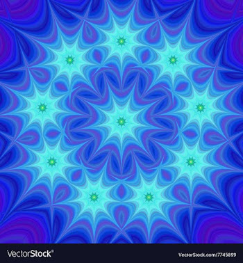 Blue star design background vector image