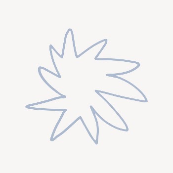 Blue star frame, collage element | Free Vector - rawpixel